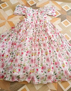 Premium Floral Girls Party Dress | Designer Style