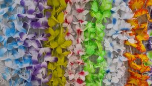 Flower Necklace Garland Mala