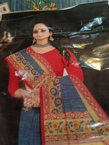 Elegant Cotton Saree (Issue)