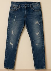 Distressed Denim Jeans