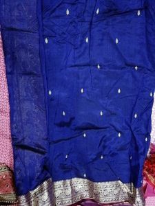 Elegant Blue Silk Saree