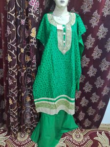 Green Kurta Set