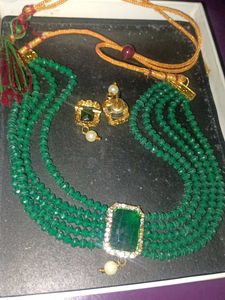 Emerald Green Necklace Set