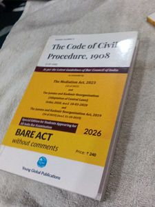 Civil Procedure Code Bare Act