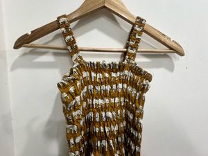 Elephant Print below knee length dress