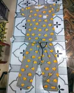 Girls' Heart Print Pajama Set