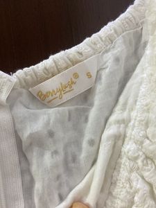 White Eyelet Mini Dress