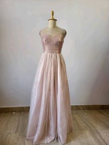Net Sequined Gown...