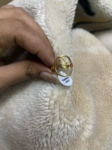 Unique Gold-Tone Fashion Ring