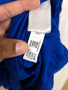 Adidas Blue Long Sleeve Hoodie