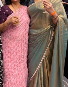 Dual shade Space Silk Saree