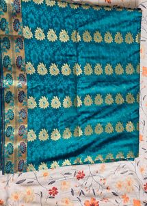 Peacock Green Silk Sari – Perfect for Festive &amp; We