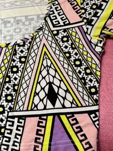 Geometric Print Top
