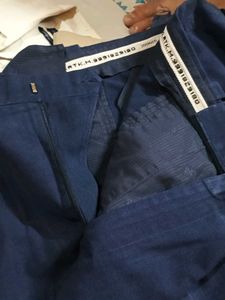Blue Dress Pants Combo Of 3