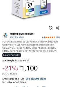 Canon PIXMA 57 Color Ink Cartridge