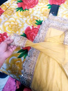 Havy Mirror Work Saree