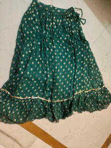 Green Lehenga Choli Set