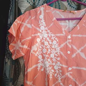 Beautiful Peach Kurta
