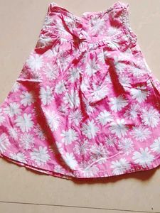 Pink Floral Baby Dress