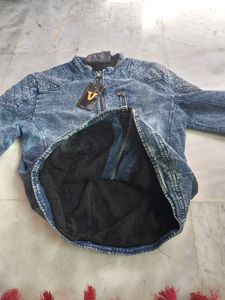 Lagishong Distressed Denim Jacket - 4XL