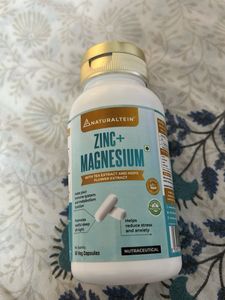 Naturaltein Zinc + Magnesium - 60 Veg Capsules