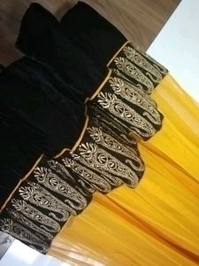 Elegant Yellow Anarkali Suit