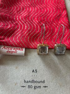 Amrapali Jaipur Silve Earrings - Dual toned