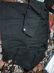 Button-Down Black Jacket