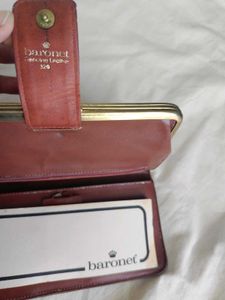 Genuine Leather Clutch