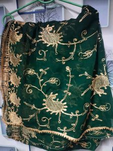 Green Kurti Lahenga Set