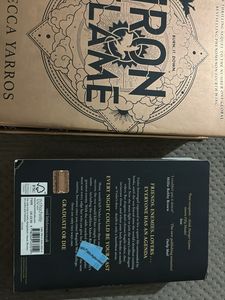 iron flame and fourth wing by Rebecca yarros