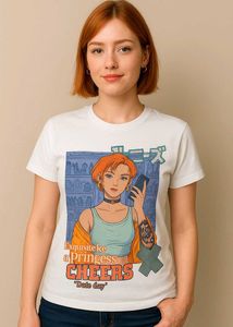 Anime Pink Girl T Shirt