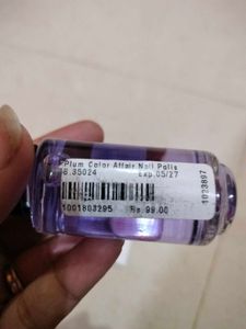 Plum Combo Face Wash And Nail Paint Remover