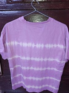 Lavender And White T-shirt