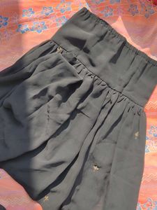 Elegant Black Embroidered Kurta Set