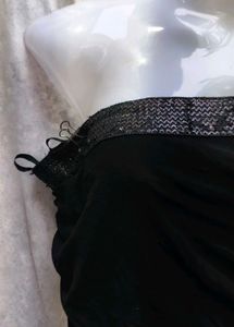 DAMM GORGEOUS BLACK RUCHED BODYCON