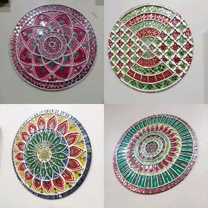 😍 Handmade Lippan Art