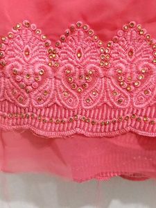 Beautiful Pink Saree