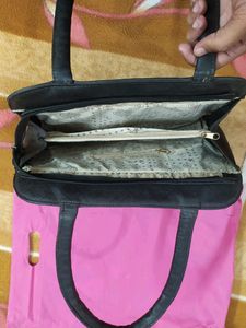 Black &amp; Golden Handbag