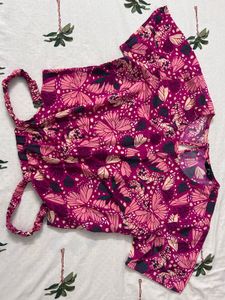 People Floral Printed Crop Top