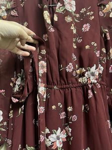 Floral Print Midi Dress