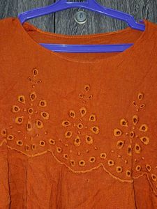 Rust Orange Colour 🍊 Top