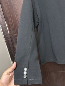 Black Formal Coat - Brand Laks*ita