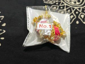 Minakari Long Earrings