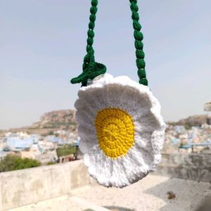 Crochet sunflower sling bag 🌻🧶🎁