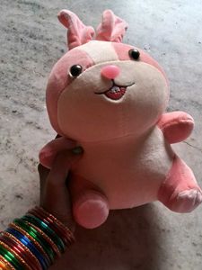 Cute Pink Bunny Plush