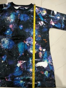 Galaxy Print Sweatshirt - New