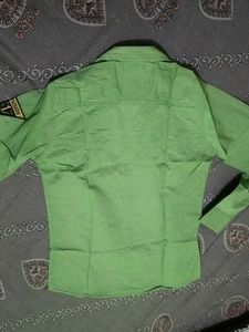 Green Military Style Shirt