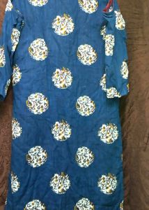 Kurti sleves designer shape fancy blue