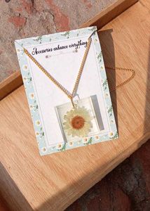 Resin Flower Pendant